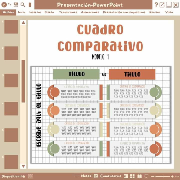 Cuadros comparativos